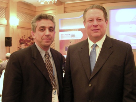 Farhad Mafie with Al Gore Former Vice President