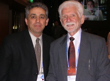 Farhad Mafie with Martin Cooper ArrayComm Chairman